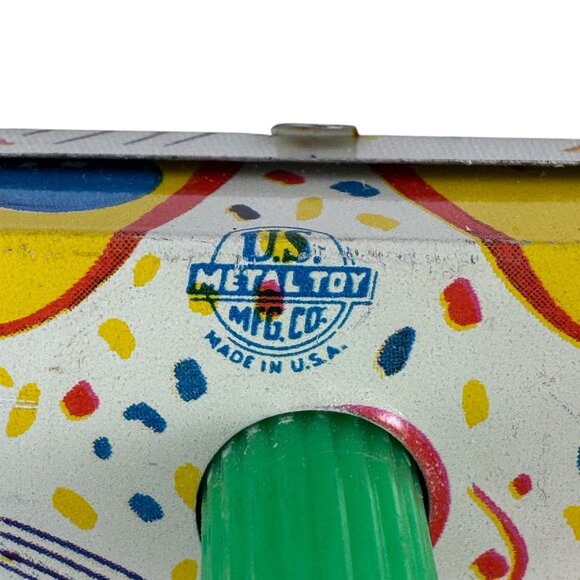 Lot of 9 Tin Litho Toy Noisemakers New Years Party US Metal Mfg Co Vintage 1950s - Picture 4 of 9